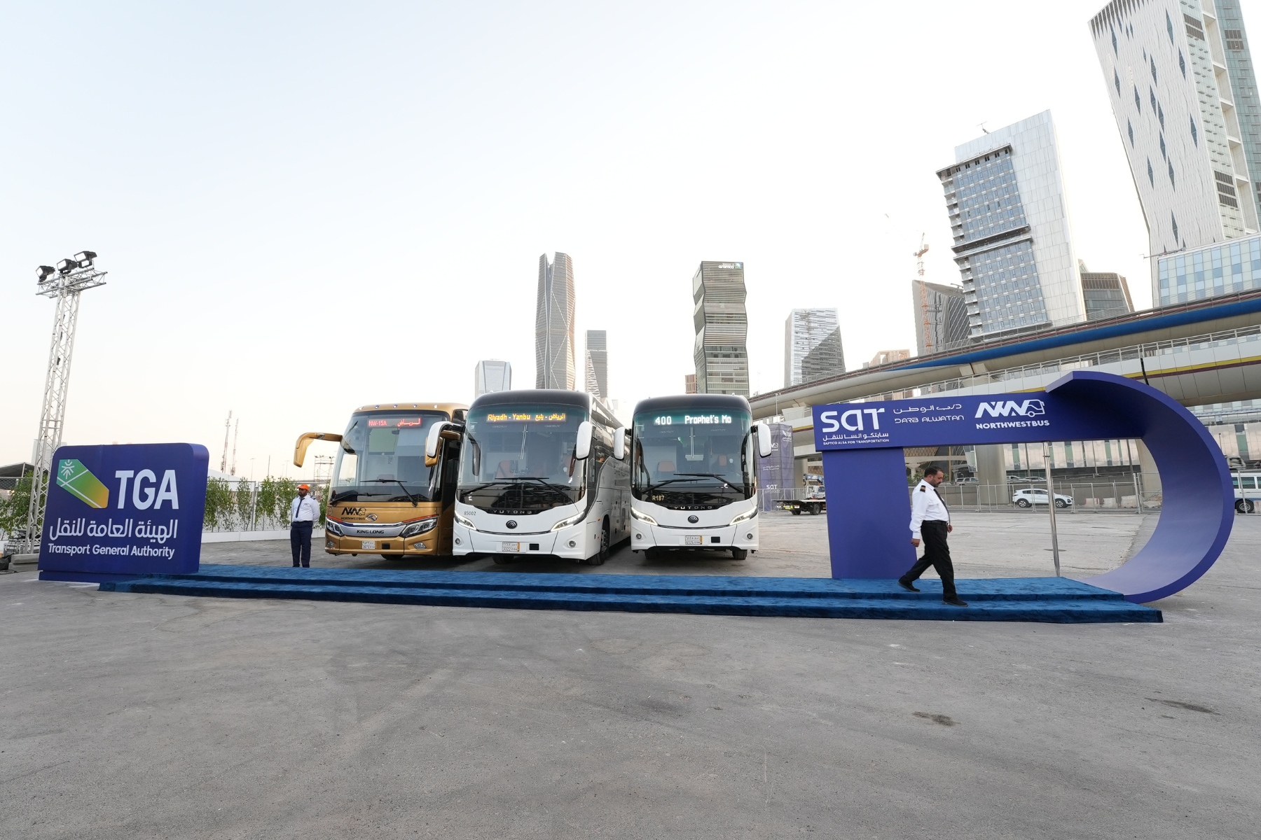 TGA حفل إطلاق خدمات النقل العام بين المدن